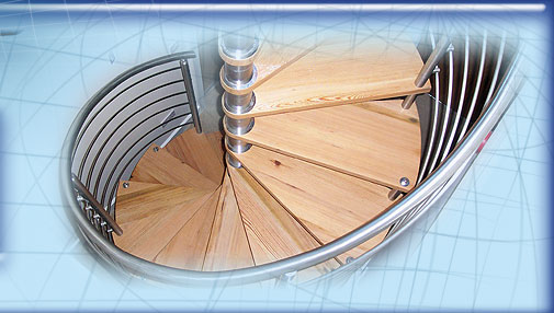 Stainless Steel Spiral Stairs image